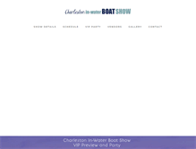 Tablet Screenshot of charlestoninwaterboatshow.com